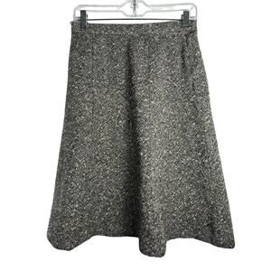 Vintage Pendleton Wool A-Line Midi Skirt 1950's Classic Americans Academia Sz 12